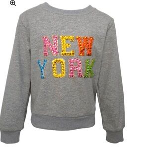 Lola + The Boys Gray New York Women’s Sweatshirt